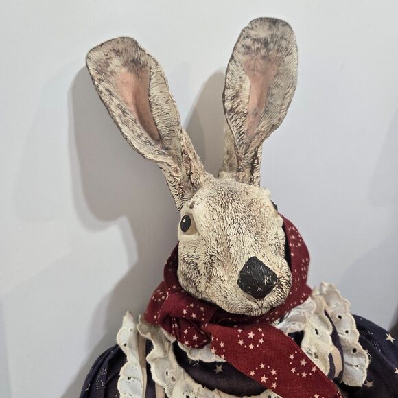 EFY Especially For You Rabbit Couple 22" Dressed Fabric Body Sam & Samantha Vtg - Picture 2 of 8